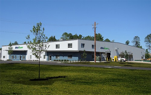 BIOSAN, LLC RELOCATES TO NEW PRODUCTION CENTER FACILITY DESIGNED EXCLUSIVELY FOR THE PRODUCTION OF PERACETIC ACID PRODUCTS